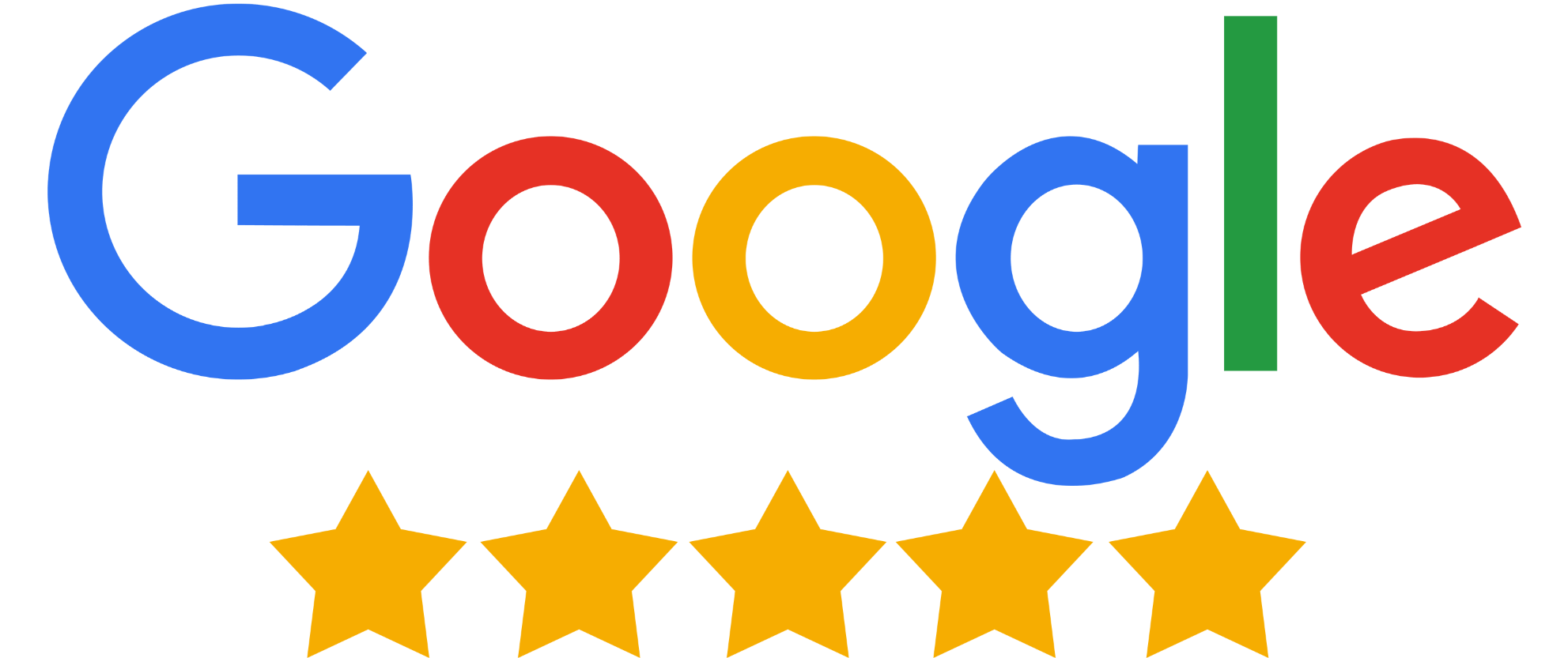 Google 5 star award from clients