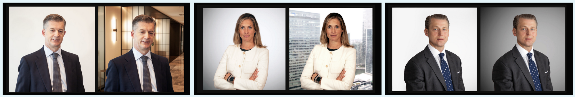 Custom headshot background examples